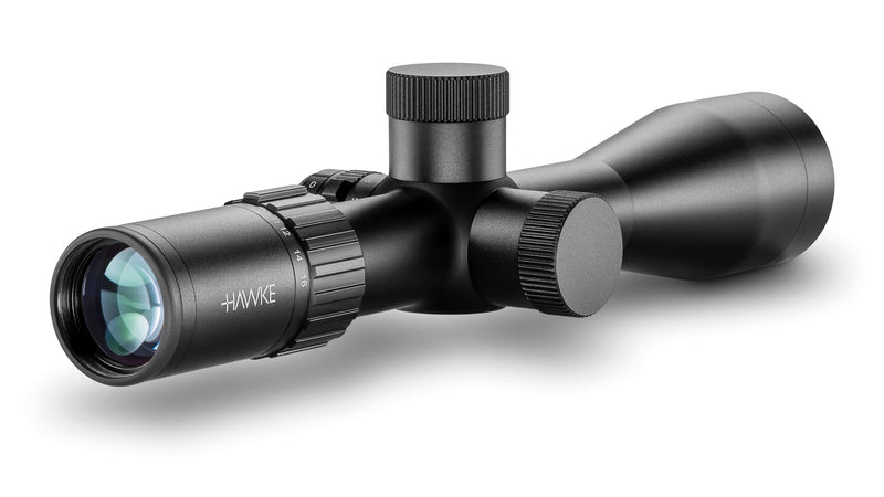 Load image into Gallery viewer, Hawke Airmax 30 AMX Reticle Rifle Scope | Best optical rifle scope in UK | Suitable for Hunting |Second Focal Plane Long Range Scope | TalonGear.co.uk | side focus 4-16x44
